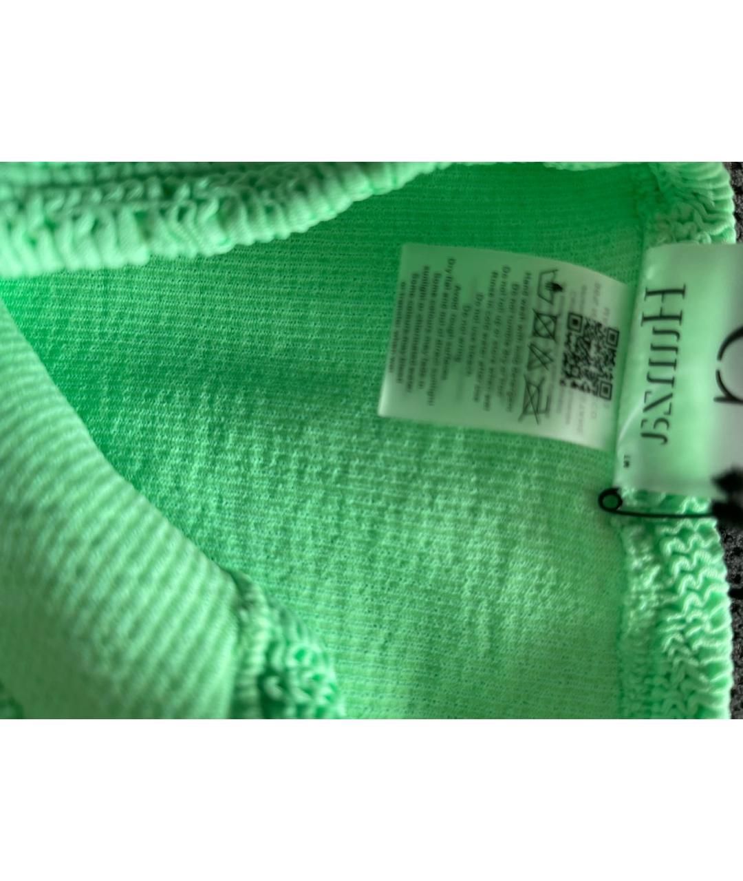 HUNZA G Салатовый купальник, фото 6