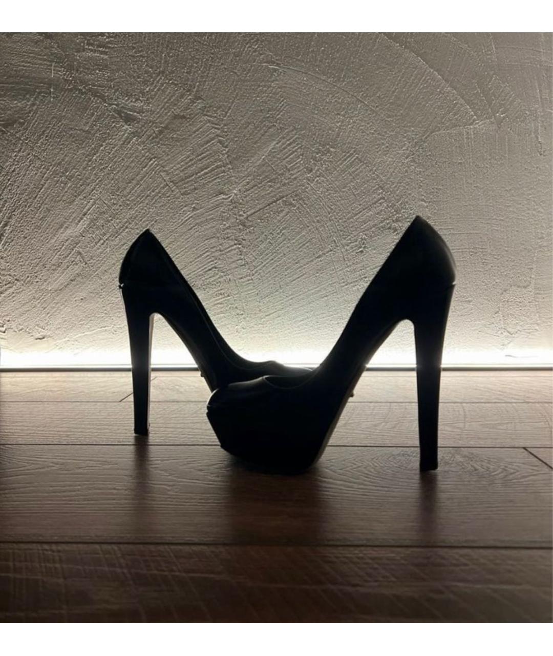 SERGIO ROSSI Черные туфли из лакированной кожи, фото 6