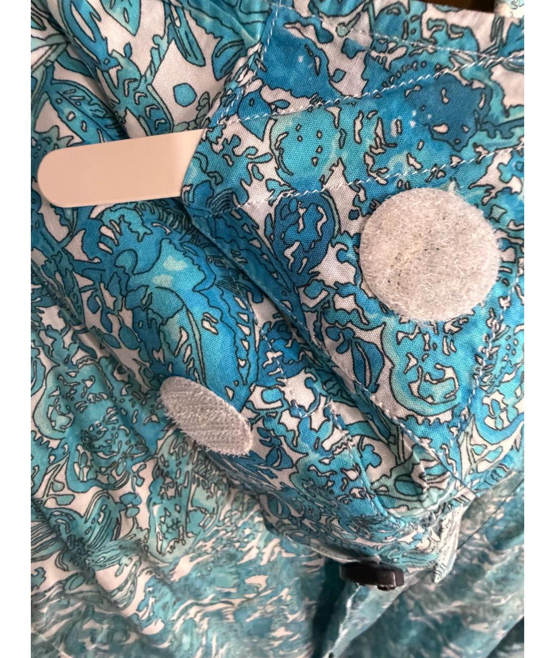 BILLIONAIRE Бирюзовая хлопковая кэжуал рубашка, фото 7