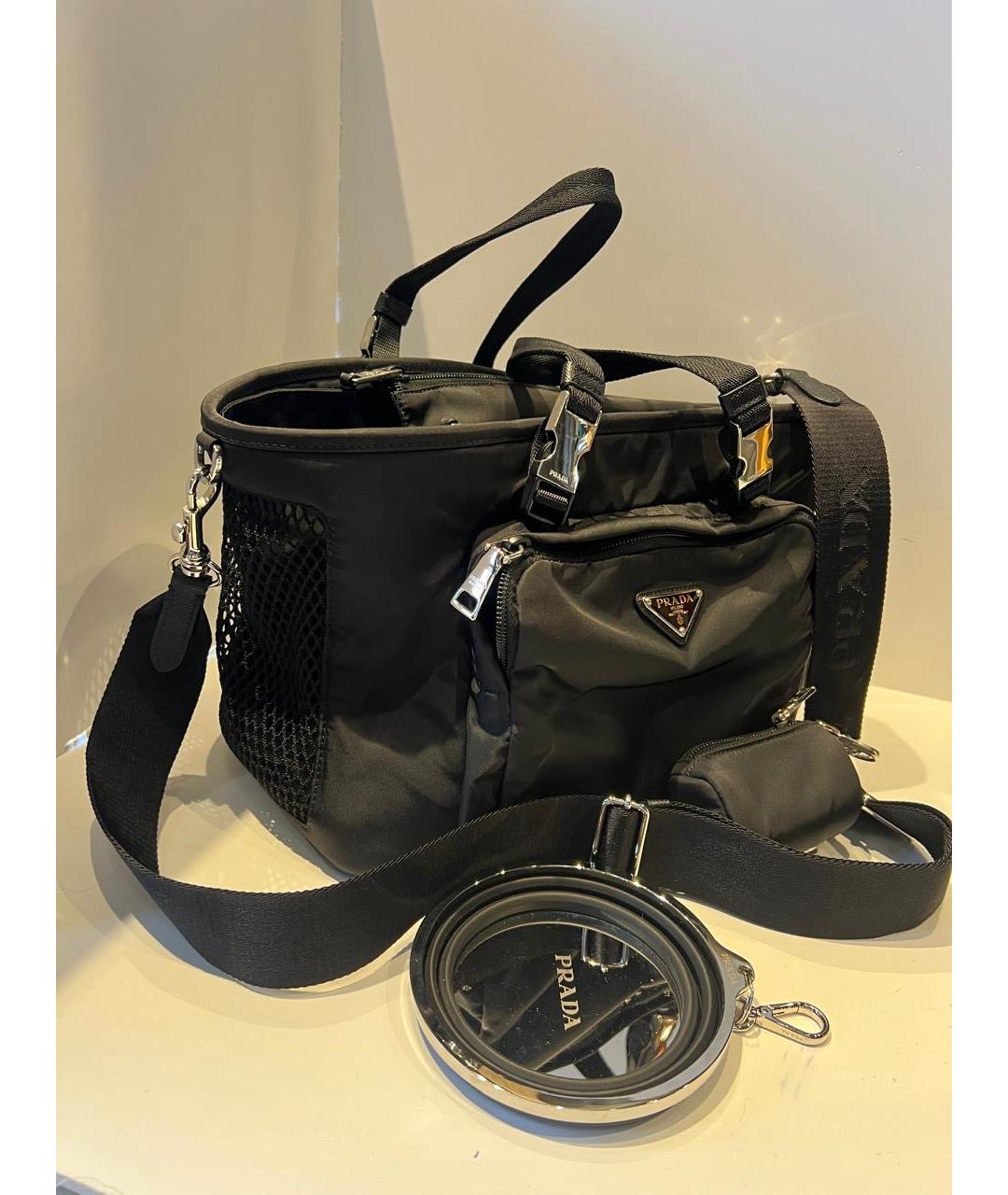 PRADA Черная дорожная/спортивная сумка, фото 4