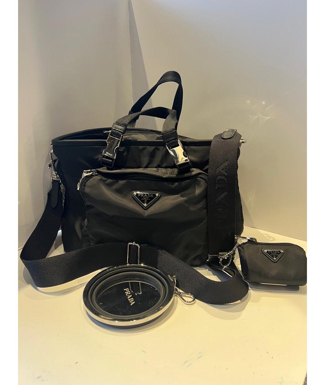 PRADA Черная дорожная/спортивная сумка, фото 2