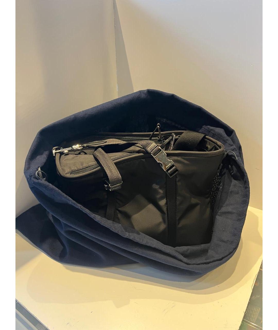 PRADA Черная дорожная/спортивная сумка, фото 5