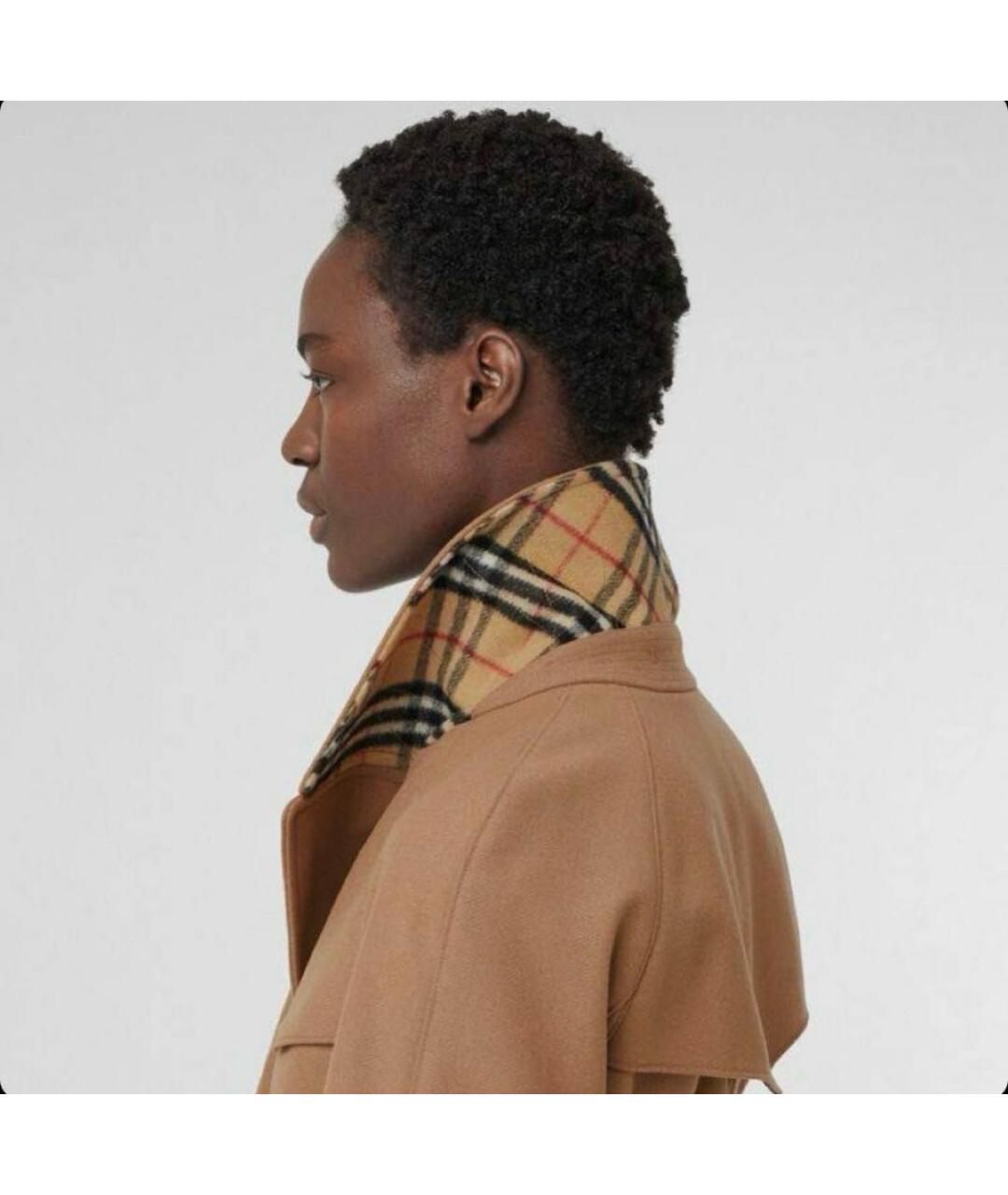 BURBERRY Бежевое шерстяное пальто, фото 3