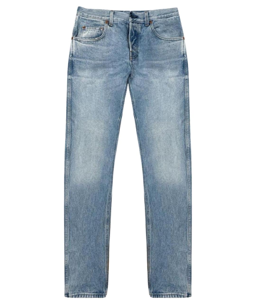 GUCCI Голубые прямые джинсы, фото 1