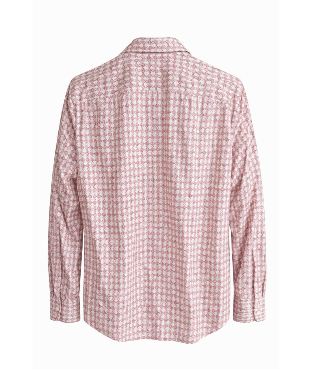 BILLIONAIRE Розовая хлопковая кэжуал рубашка, фото 2