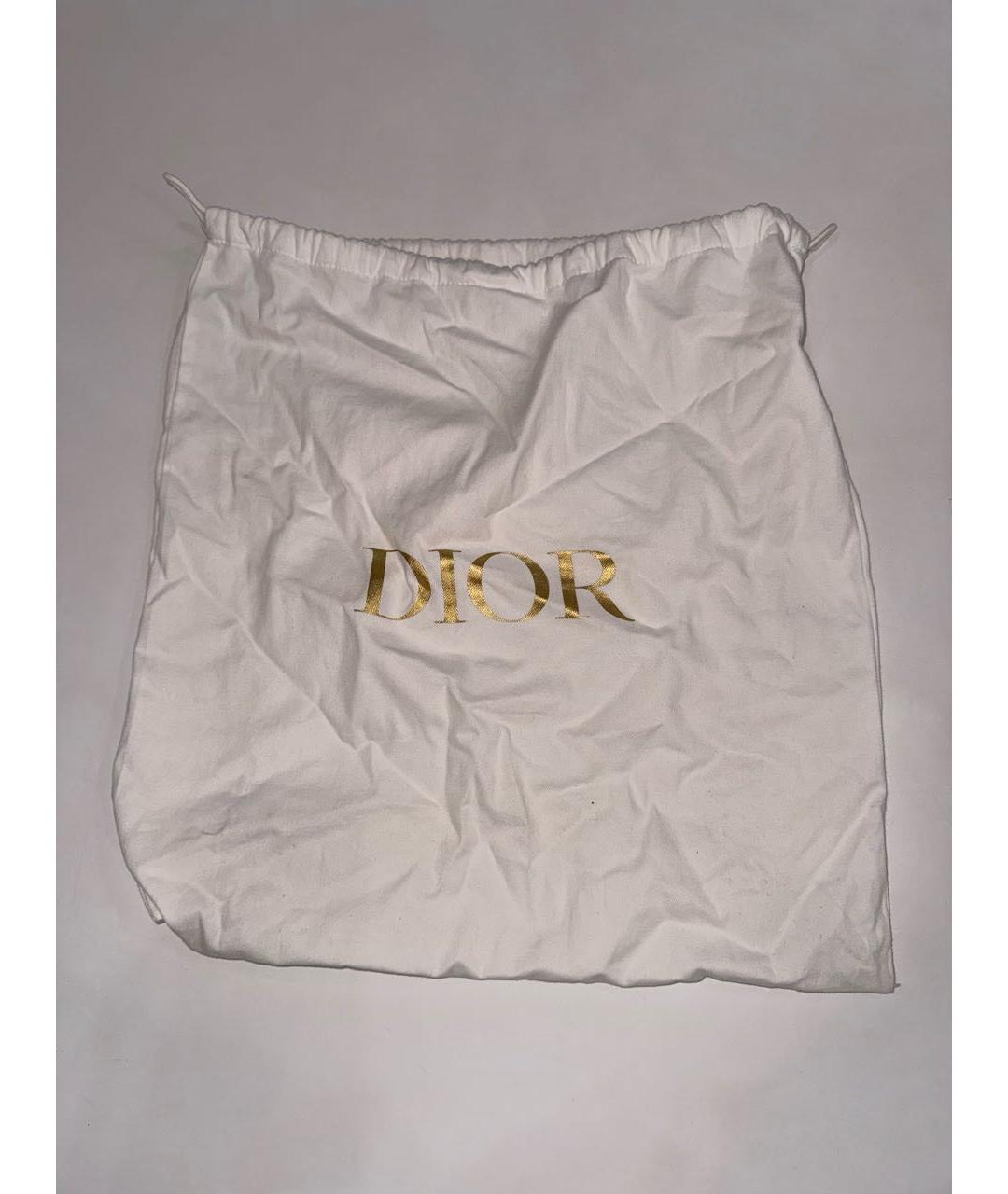 CHRISTIAN DIOR Розовая жаккардовая сумка тоут, фото 7