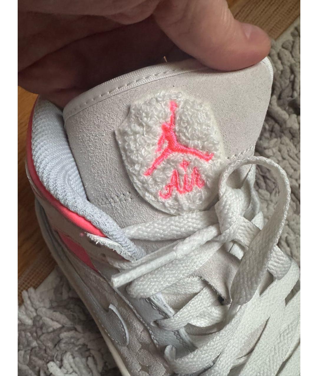 NIKE Голубые кожаные кроссовки, фото 5