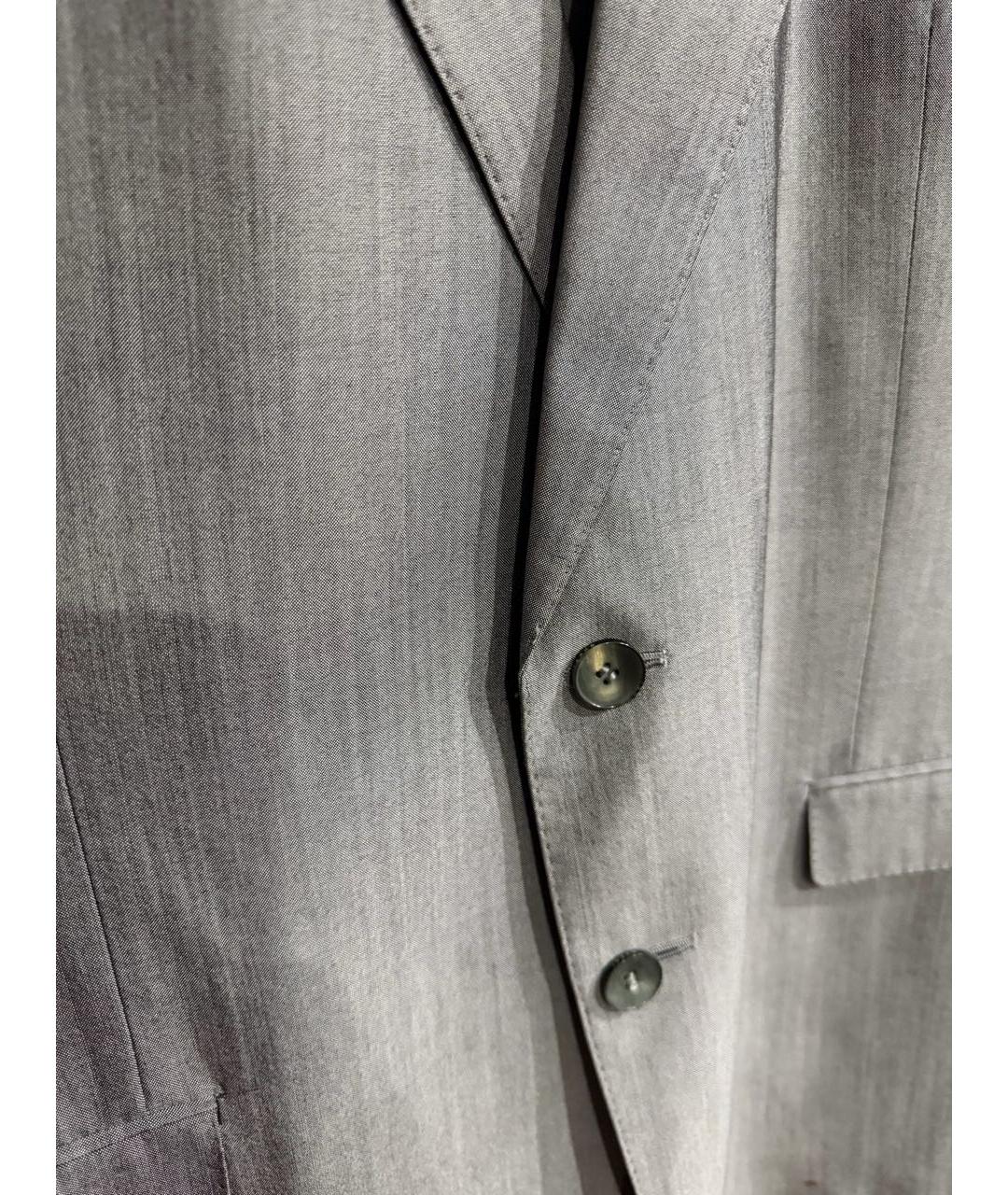 GUCCI Серый шерстяной пиджак, фото 4