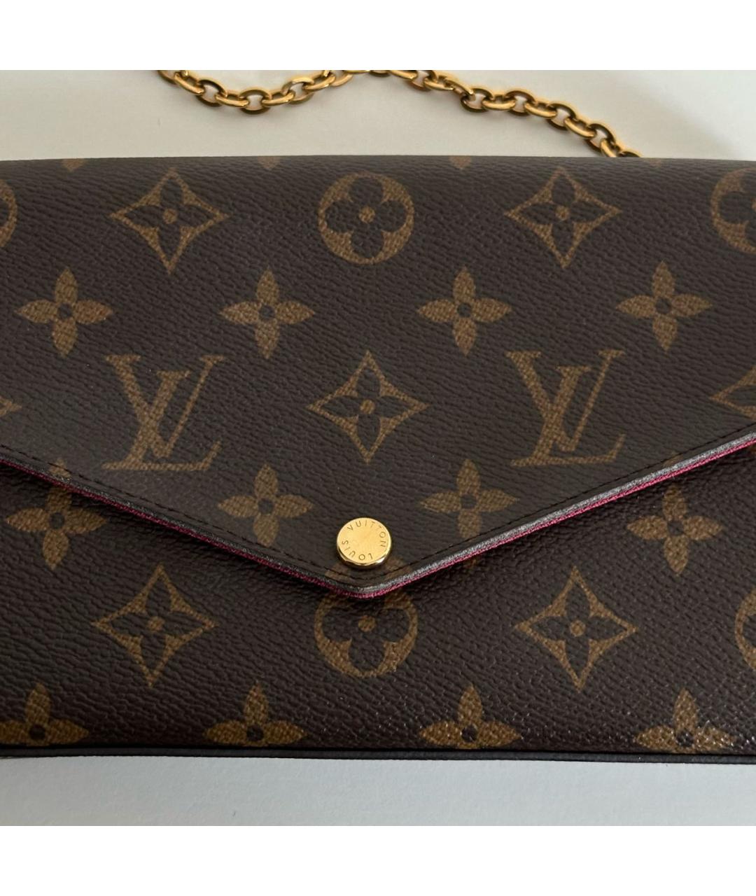 LOUIS VUITTON Коричневая сумка через плечо, фото 5