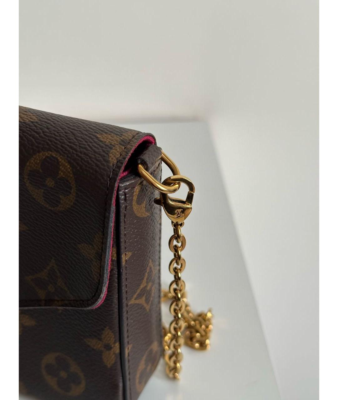 LOUIS VUITTON Коричневая сумка через плечо, фото 6