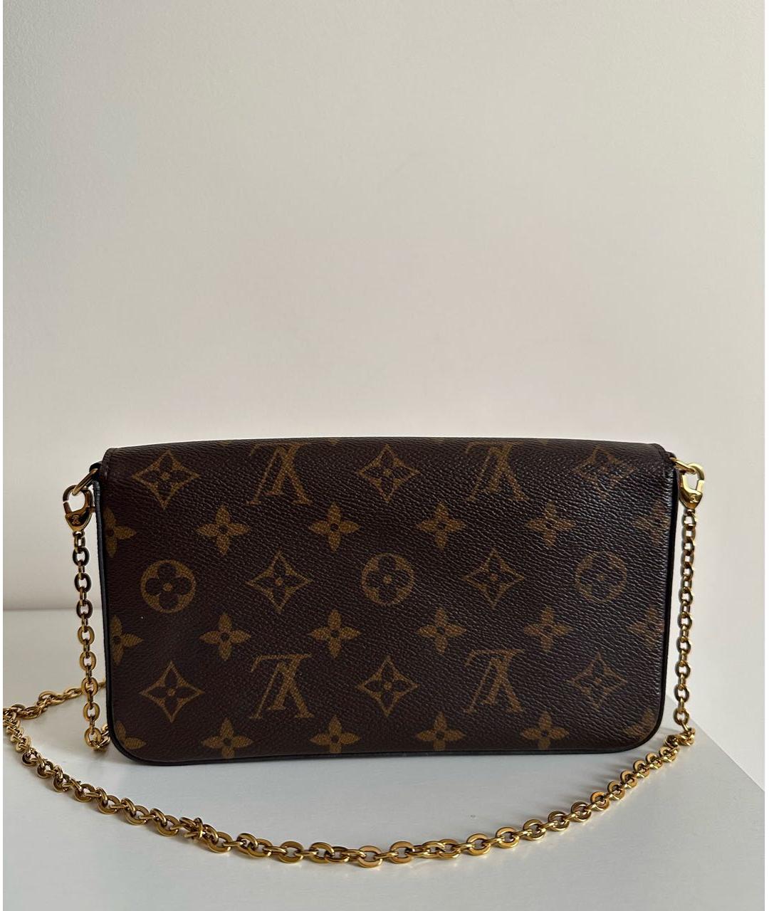 LOUIS VUITTON Коричневая сумка через плечо, фото 2