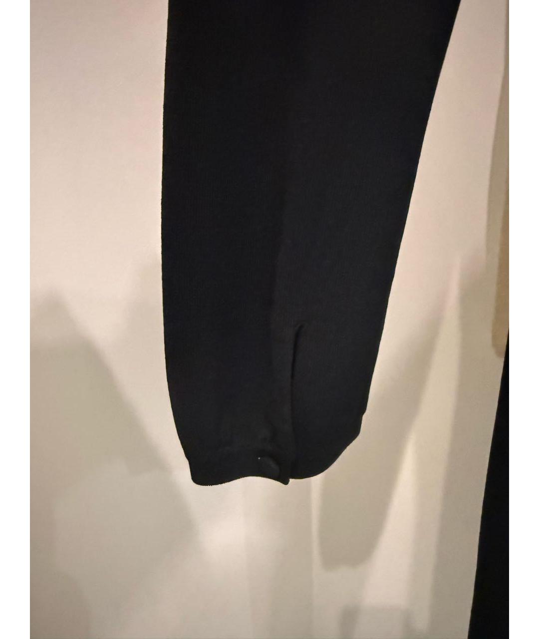 SAINT LAURENT Черное вискозное повседневное платье, фото 5