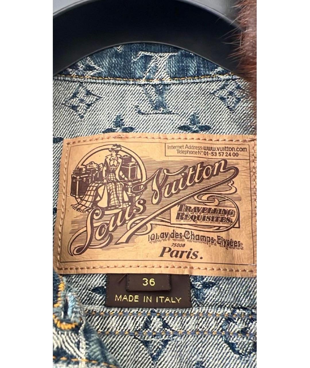 LOUIS VUITTON Темно-синяя куртка, фото 3