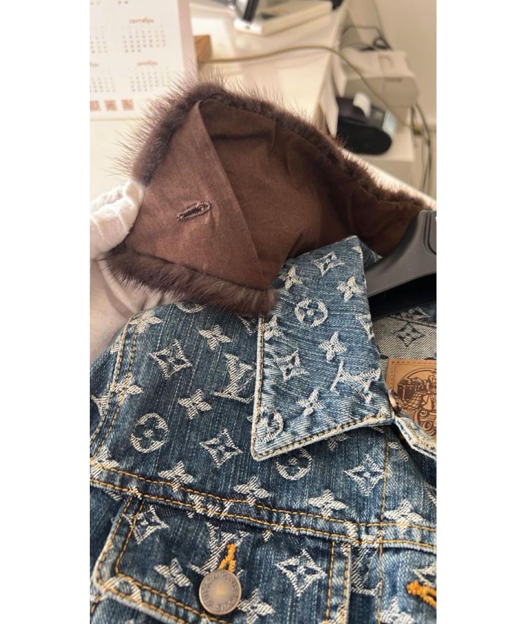 LOUIS VUITTON Темно-синяя куртка, фото 4