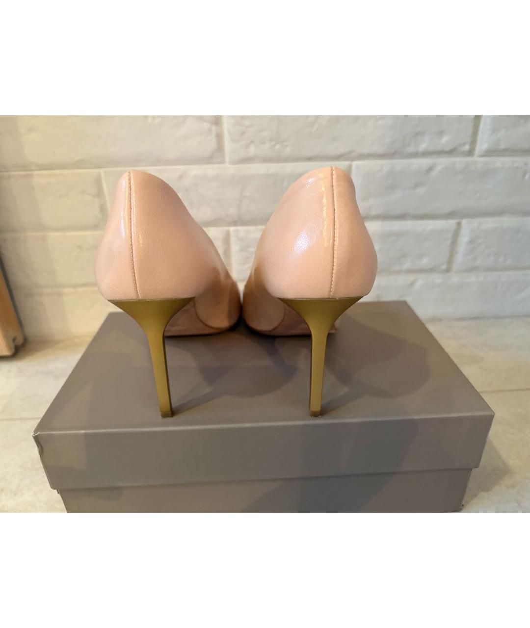 MARELLA Бежевые кожаные туфли, фото 4