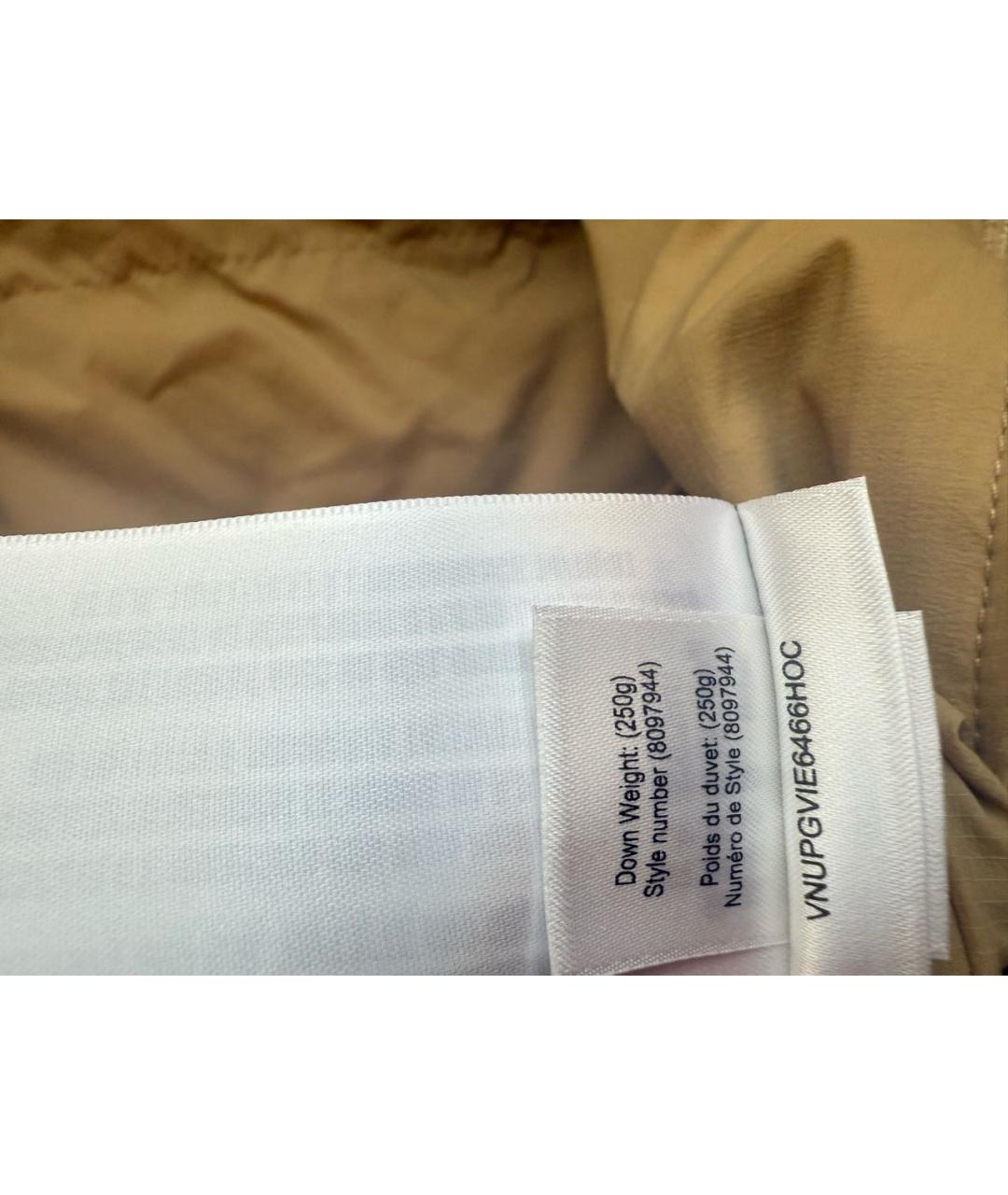 BURBERRY Бежевый шерстяной пуховик, фото 3