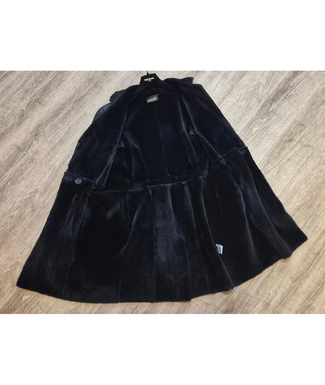 BALMAIN Черная дубленка, фото 9