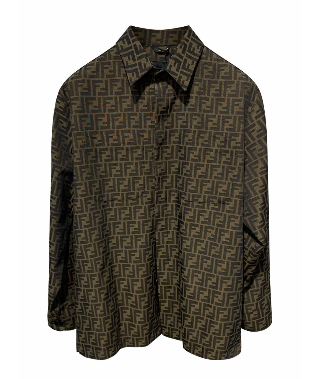 FENDI Коричневая куртка, фото 1