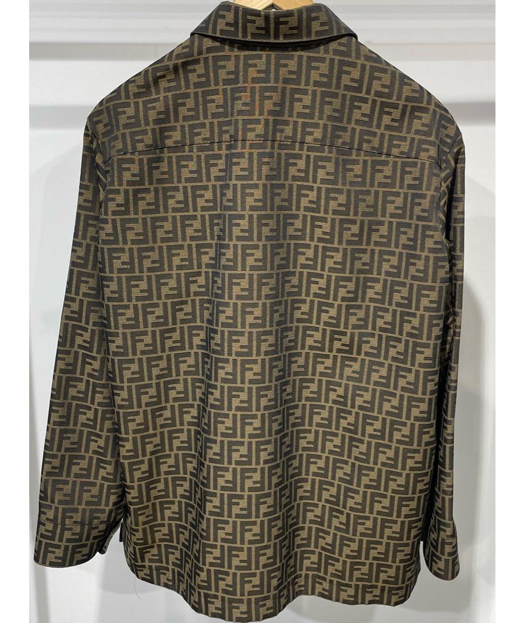 FENDI Коричневая куртка, фото 2