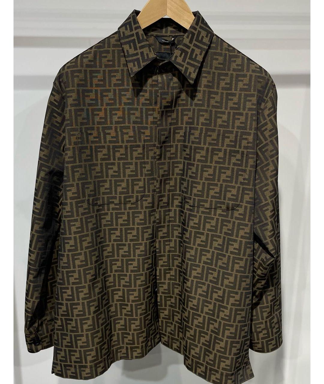 FENDI Коричневая куртка, фото 9