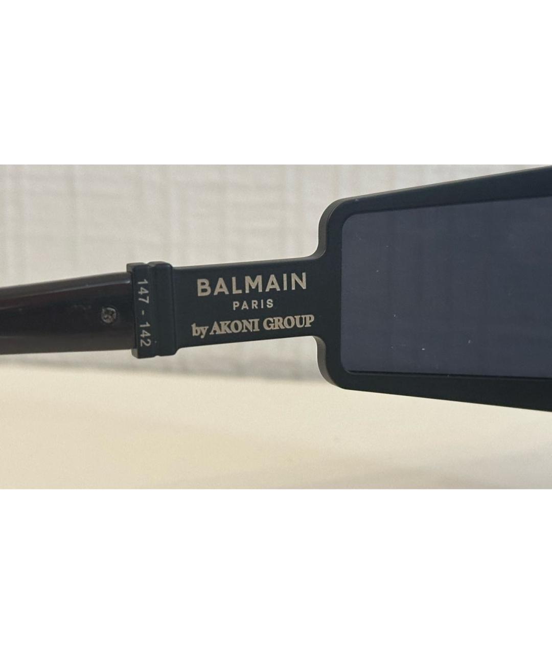BALMAIN Антрацитовые солнцезащитные очки, фото 6