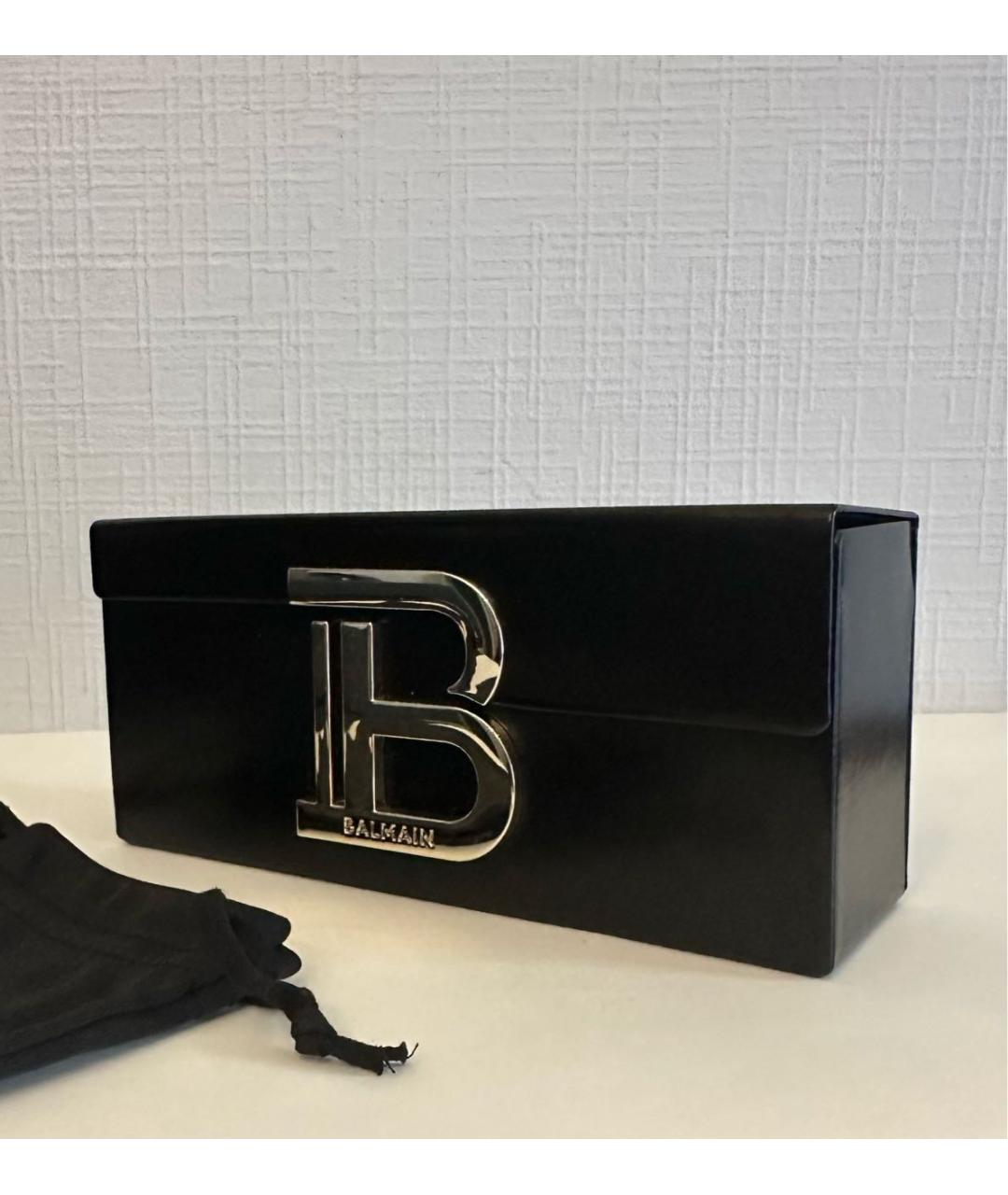 BALMAIN Антрацитовые солнцезащитные очки, фото 4