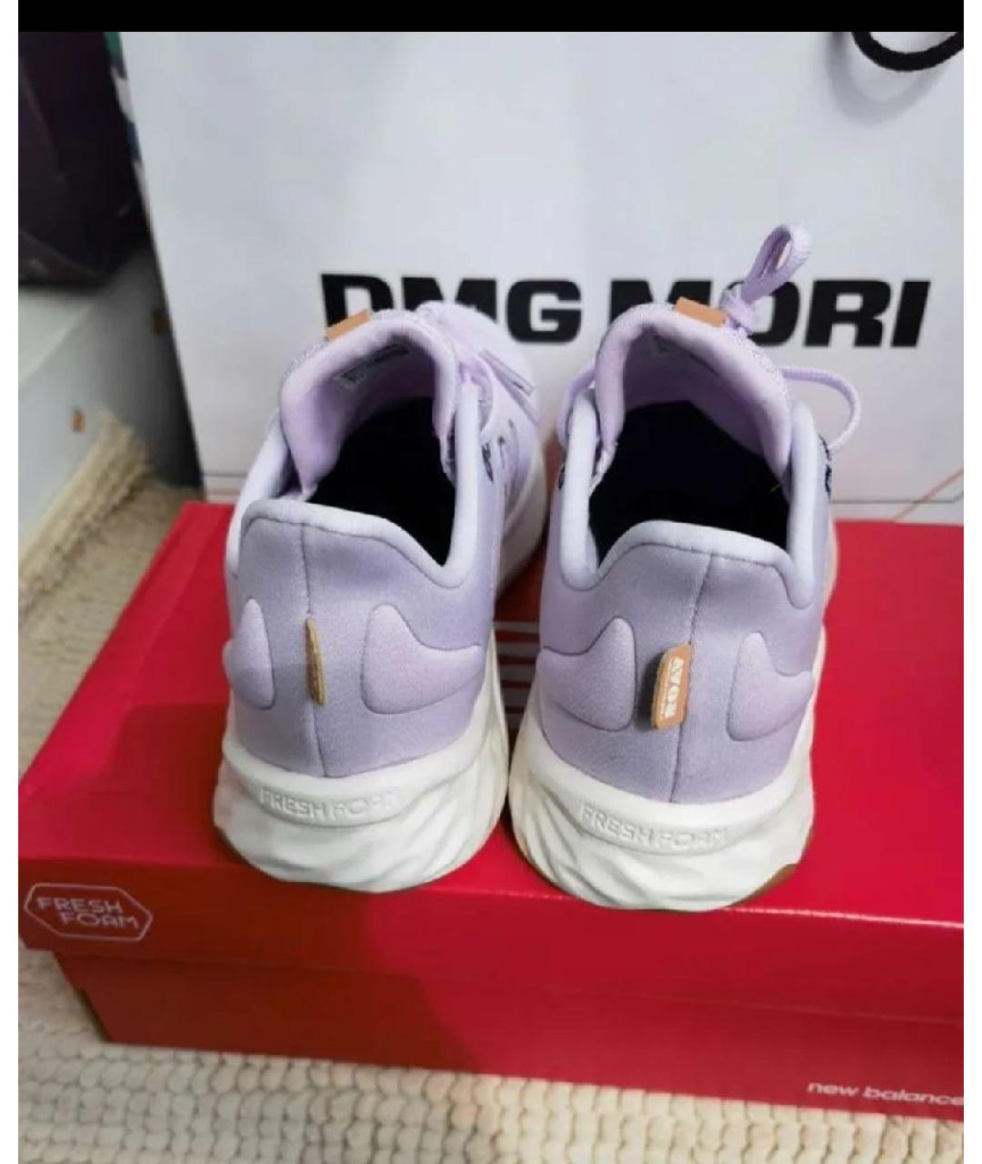 NEW BALANCE Фиолетовые текстильные кроссовки, фото 4