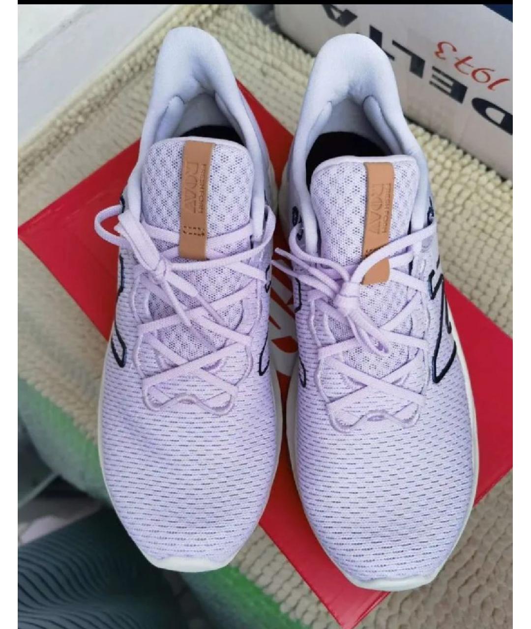 NEW BALANCE Фиолетовые текстильные кроссовки, фото 3