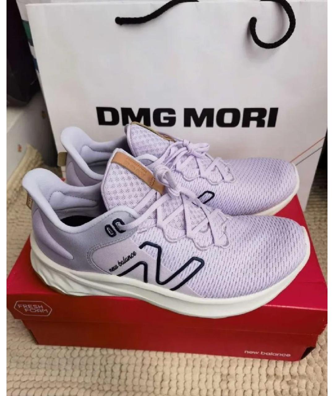 NEW BALANCE Фиолетовые текстильные кроссовки, фото 8