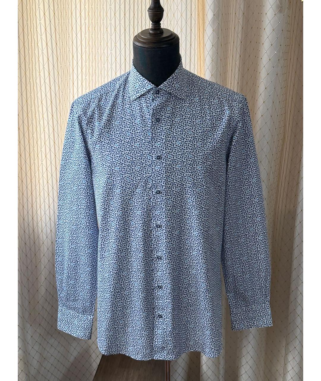 ZILLI Мульти хлопковая классическая рубашка, фото 4