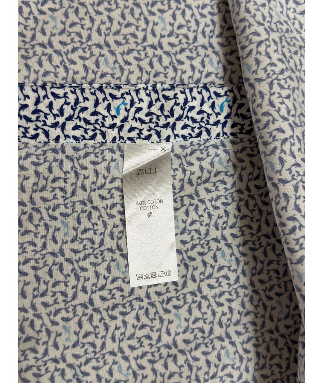ZILLI Мульти хлопковая классическая рубашка, фото 6