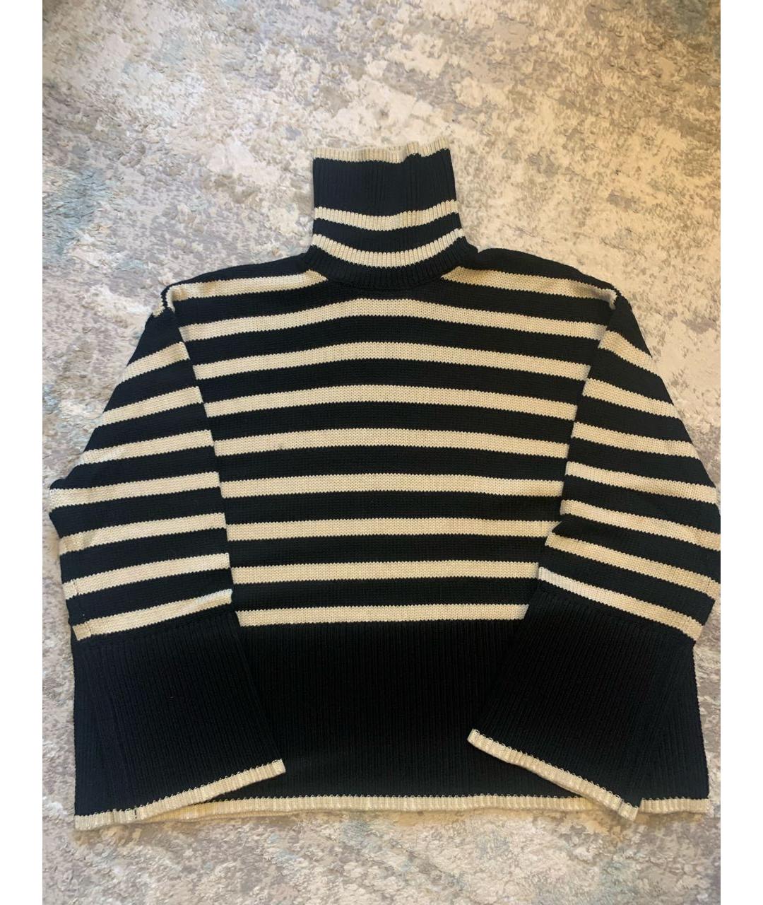 TOTEME Синий шерстяной джемпер / свитер, фото 3