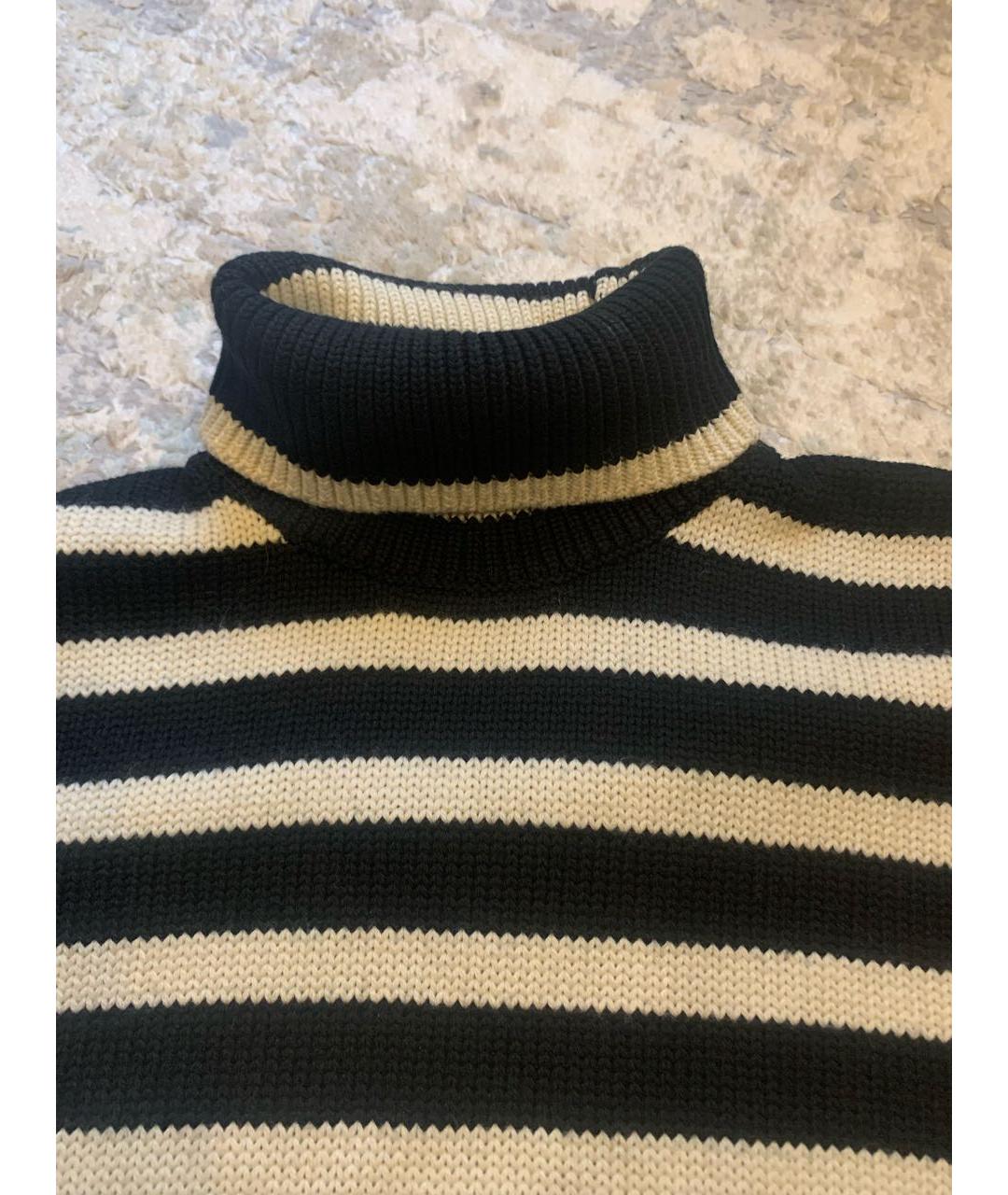 TOTEME Синий шерстяной джемпер / свитер, фото 5