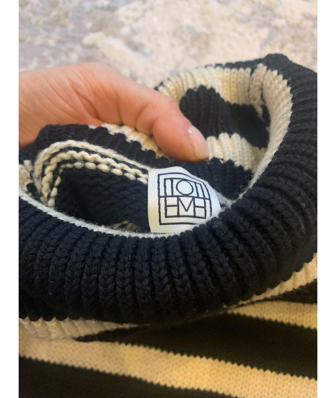 TOTEME Синий шерстяной джемпер / свитер, фото 6