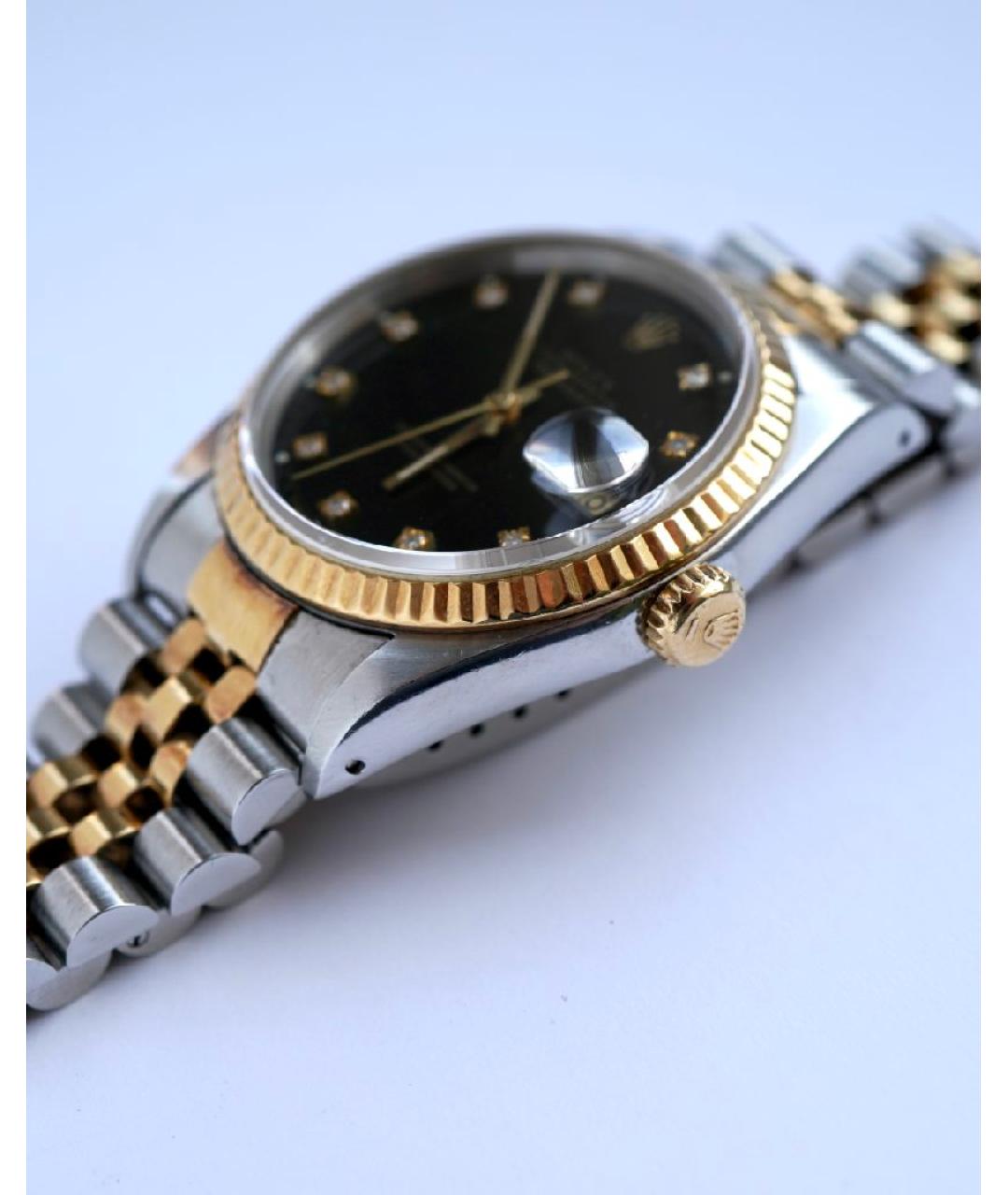 ROLEX Серебряные часы из желтого золота, фото 7