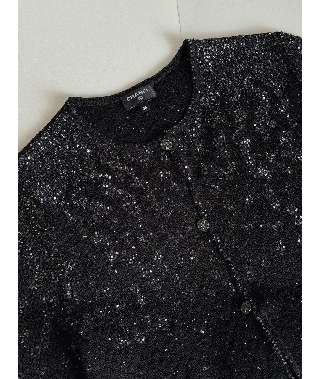 CHANEL Черный вискозный костюм с юбками, фото 7