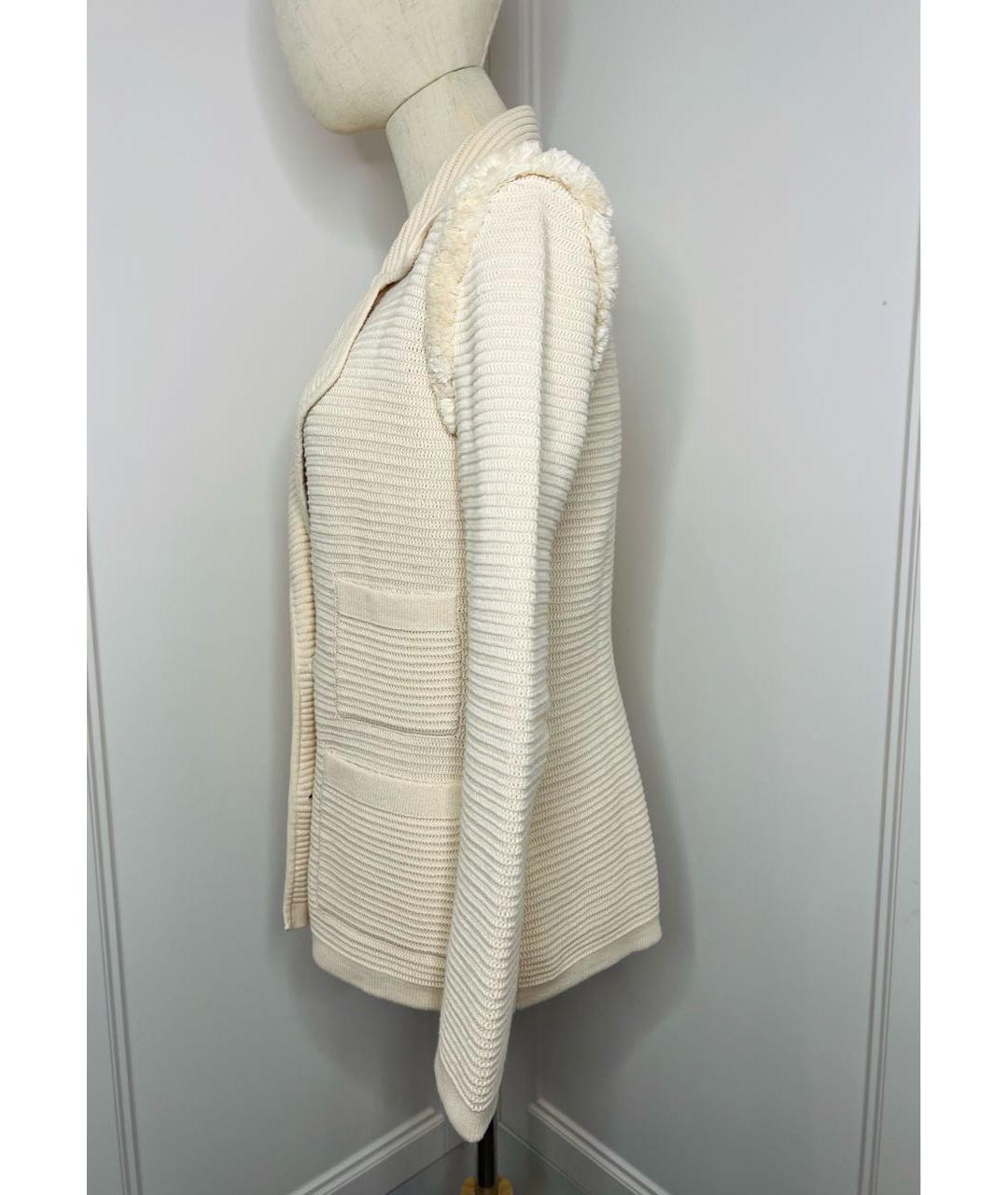 ELISABETTA FRANCHI Бежевый кардиган, фото 3