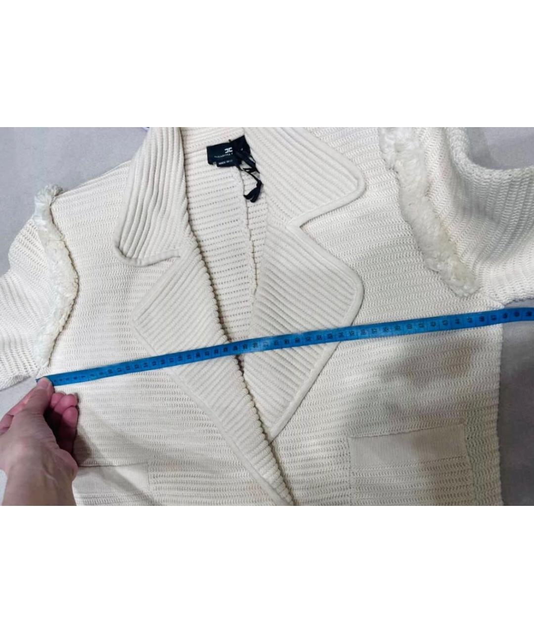 ELISABETTA FRANCHI Бежевый кардиган, фото 6