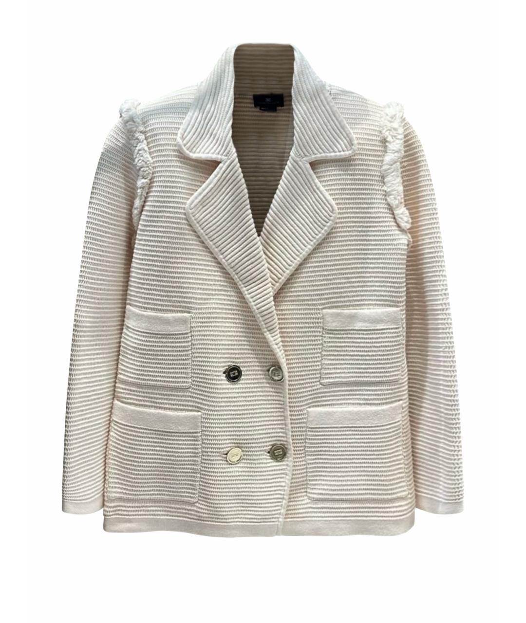 ELISABETTA FRANCHI Бежевый кардиган, фото 1