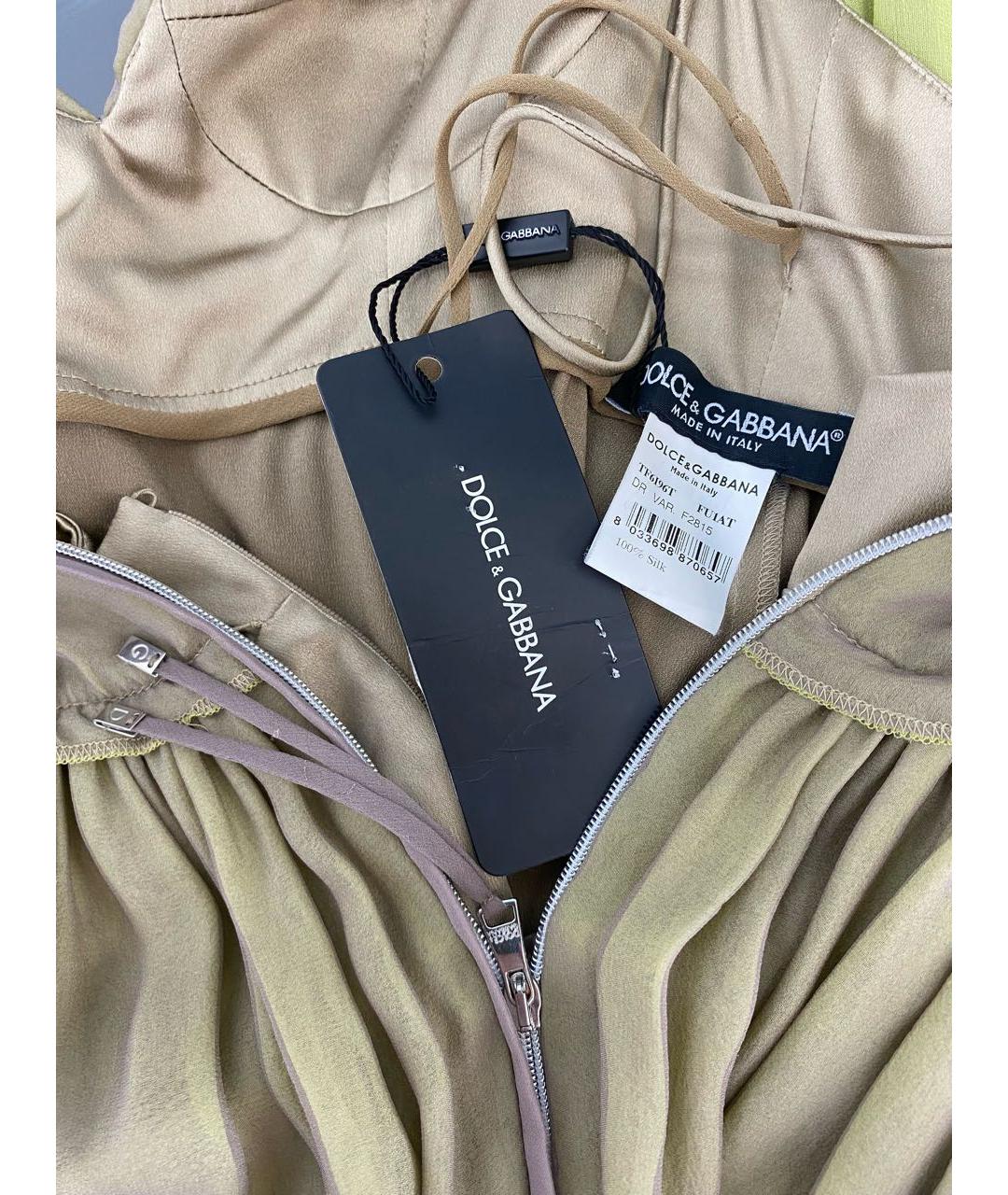 DOLCE&GABBANA Шелковое платье, фото 7