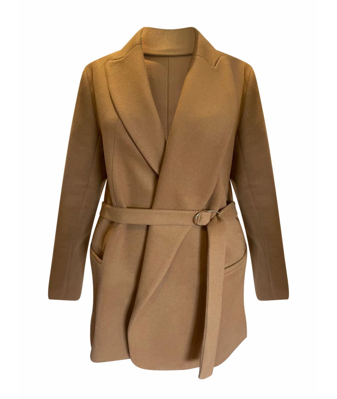 Tara Jarmon Бежевое кашемировое пальто, фото 1