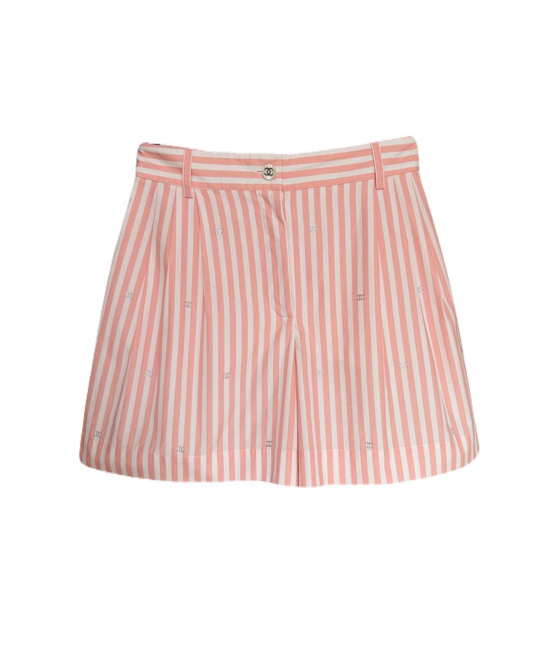 CHANEL Розовые хлопковые шорты, фото 6