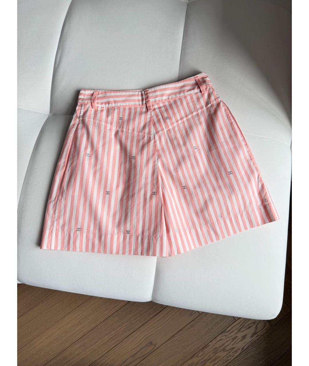 CHANEL Розовые хлопковые шорты, фото 3