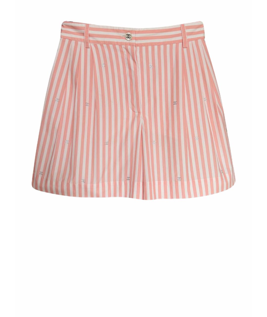 CHANEL Розовые хлопковые шорты, фото 1