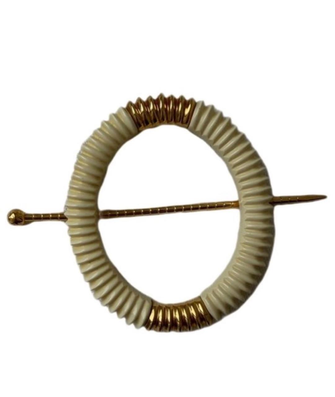 CELINE Золотая металлическая булавка / брошь, фото 1