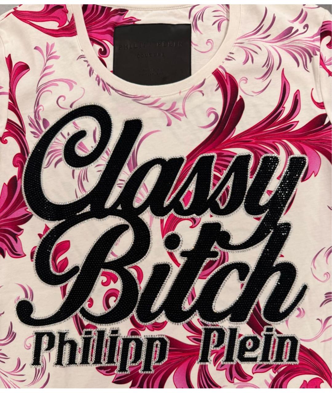 PHILIPP PLEIN Мульти хлопковая футболка, фото 3