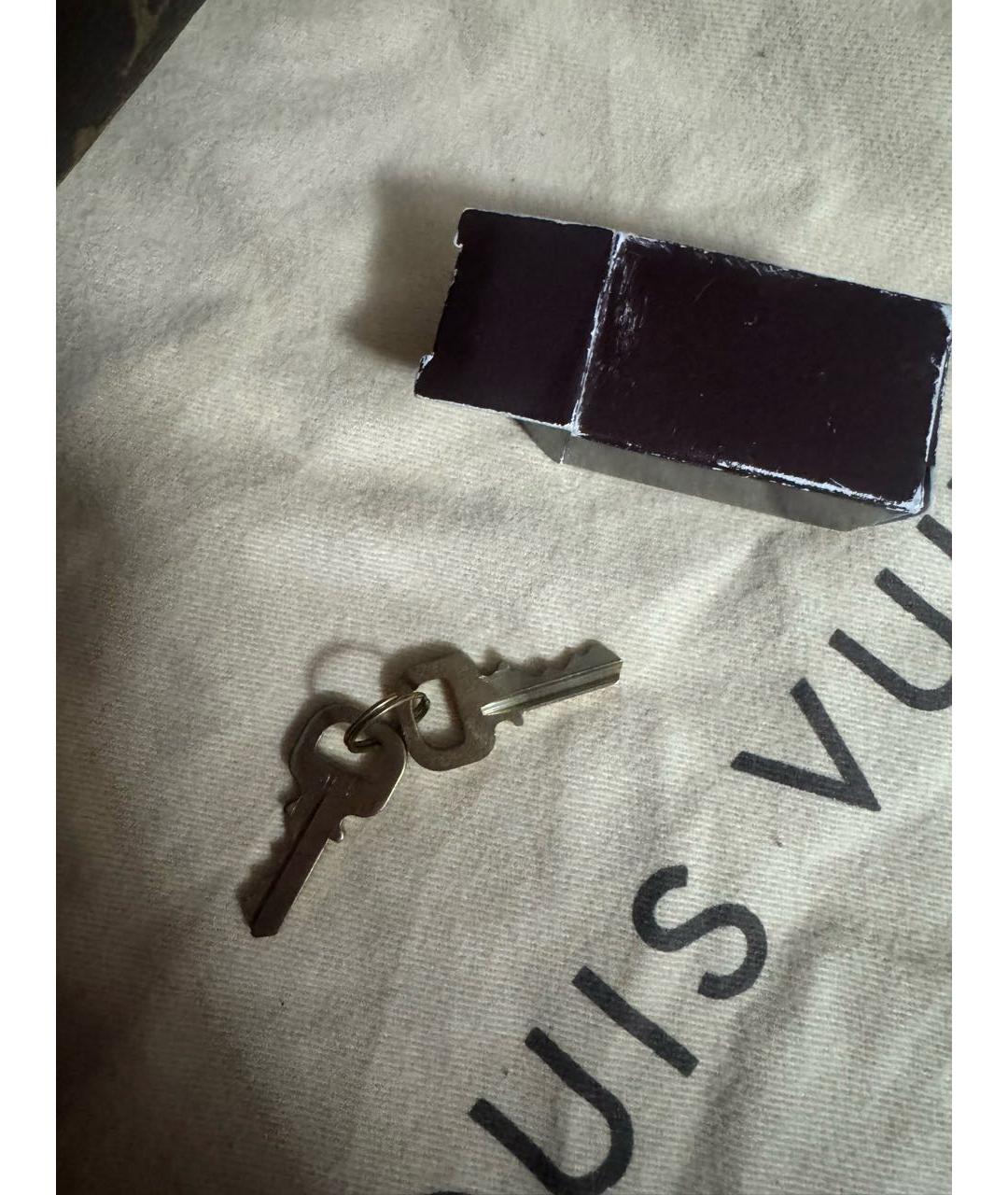 LOUIS VUITTON Коричневая сумка с короткими ручками, фото 7