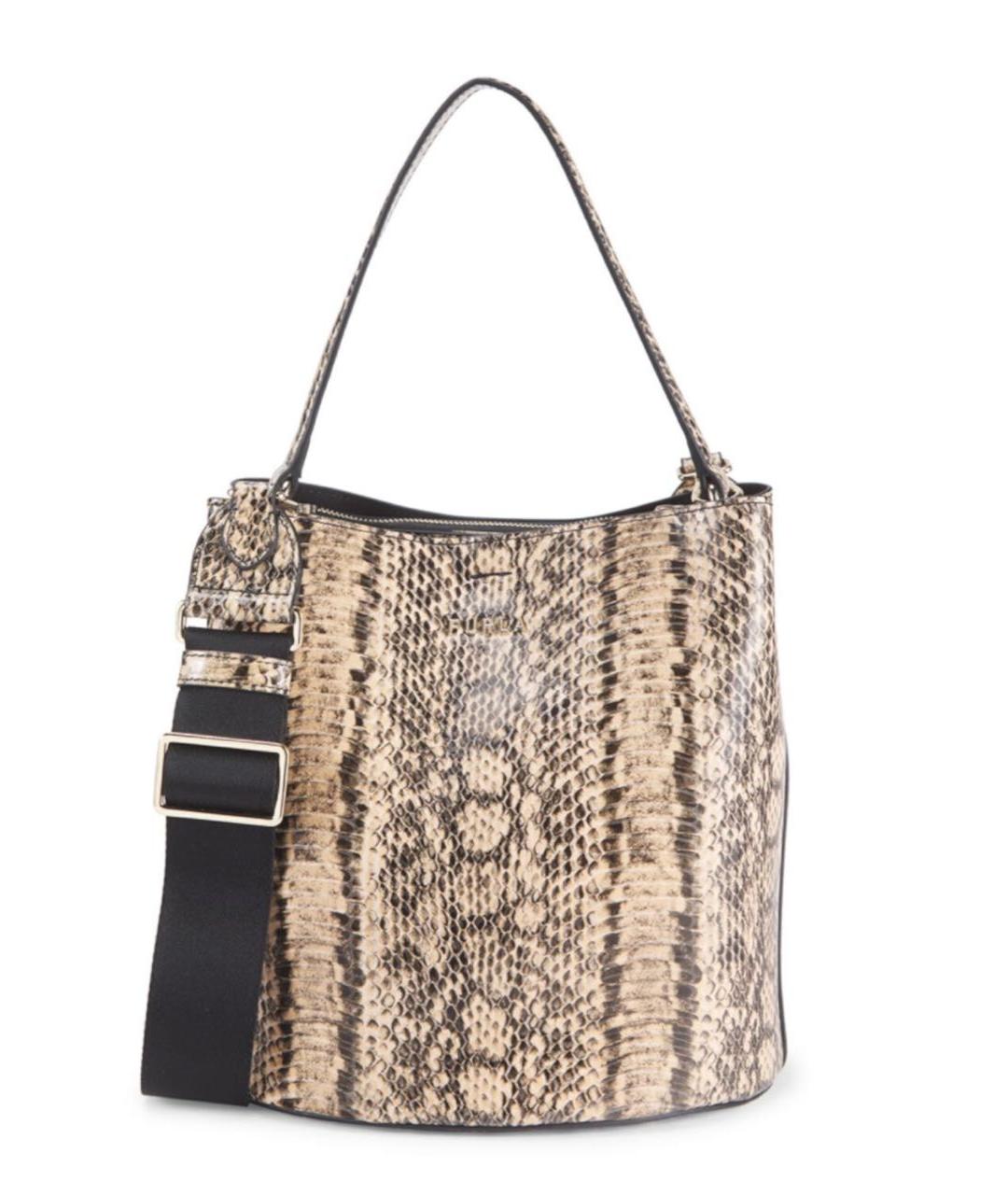 FURLA Коричневая кожаная сумка тоут, фото 9