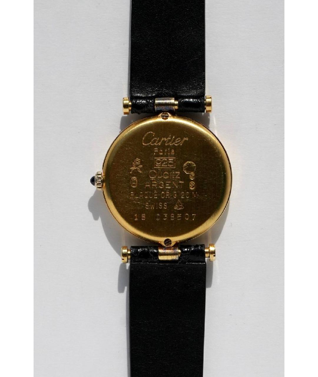 CARTIER Золотые позолоченные часы, фото 2