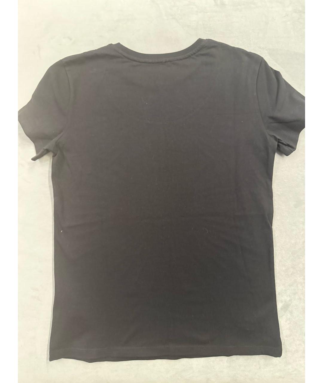 PHILIPP PLEIN Черная хлопковая футболка, фото 3